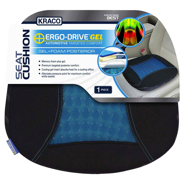 slide 1 of 1, Ergo-Drive Gel Posterior Cushion, 1 ct