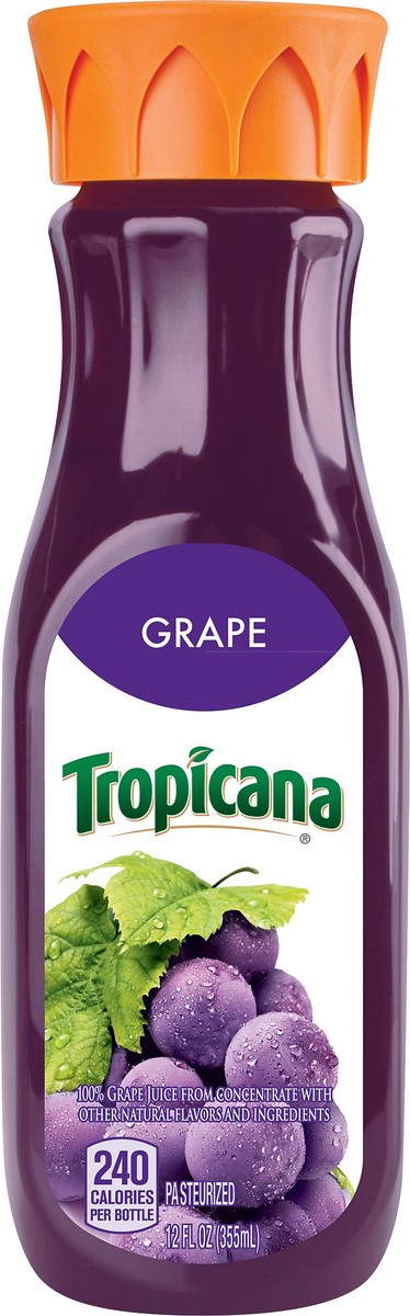 slide 6 of 7, Tropicana Grape 100% Juice - 12 oz, 12 oz