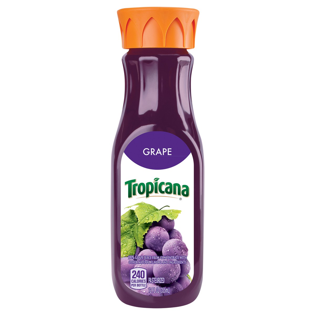 slide 1 of 7, Tropicana 100% Juice Grape 12 Fl Oz, 12 fl oz