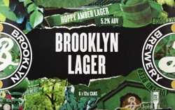 Brooklyn Brewery Brooklyn American Lager Beer 6Pk Cans