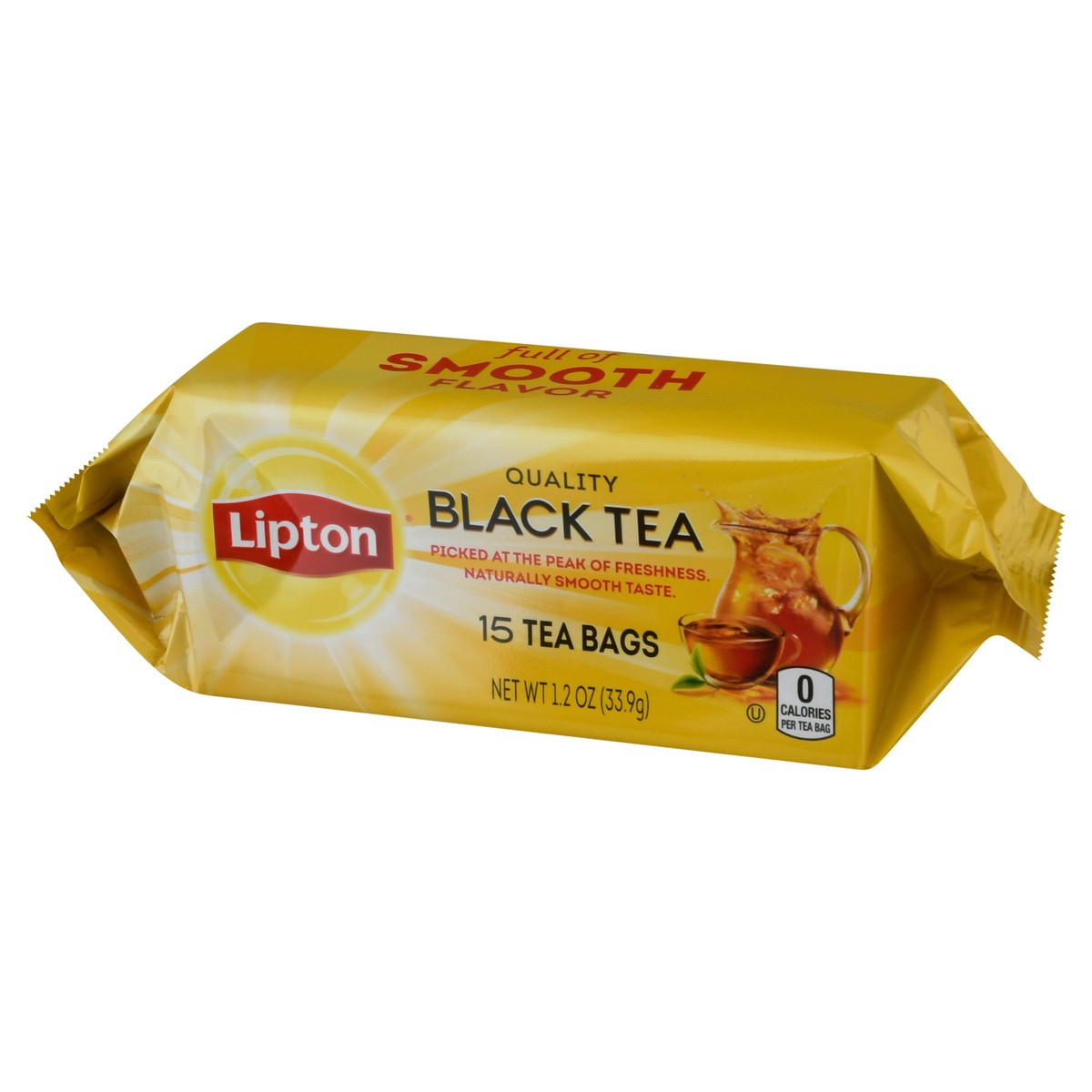 slide 2 of 11, Lipton Tea Bags Black Tea, 1.2 oz, 15 Count , 1.2 oz