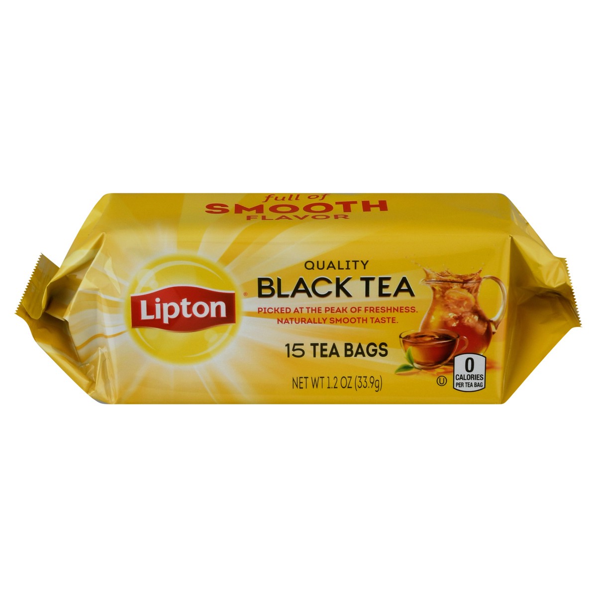 slide 10 of 11, Lipton Tea Bags Black Tea, 1.2 oz, 15 Count , 1.2 oz