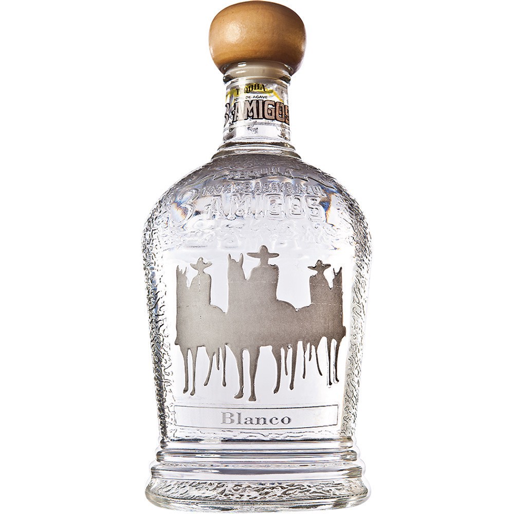 slide 1 of 1, 3 Amigos Tequila Blanco, 750 ml