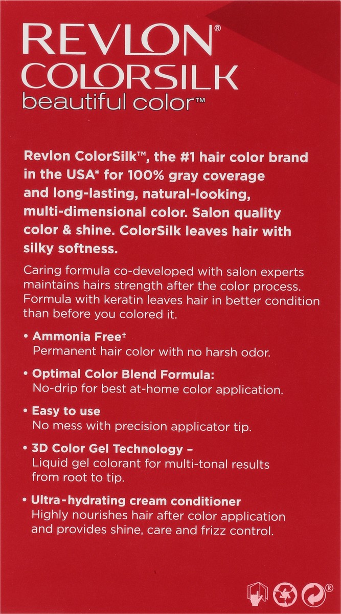 slide 5 of 9, Revlon Colorsilk 41 Medium Brown Vegan Keratin Permanent Hair Color 1 Each, 1 ct