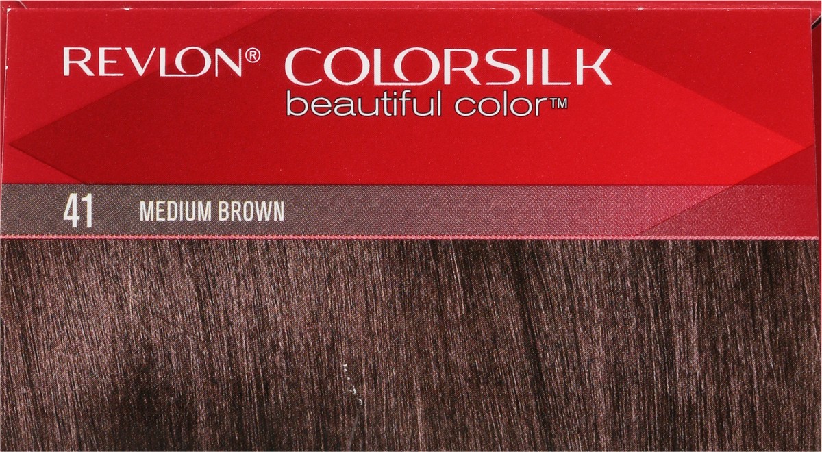 slide 7 of 9, Revlon Colorsilk 41 Medium Brown Vegan Keratin Permanent Hair Color 1 Each, 1 ct