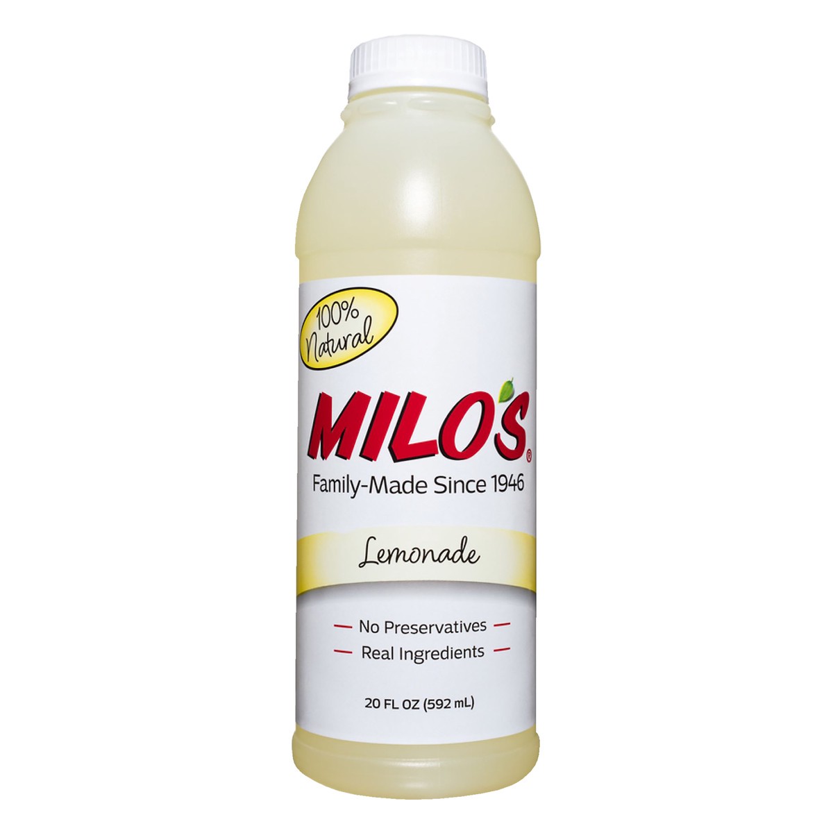 slide 7 of 8, Milo's Lemonade - 20 oz, 20 fl oz