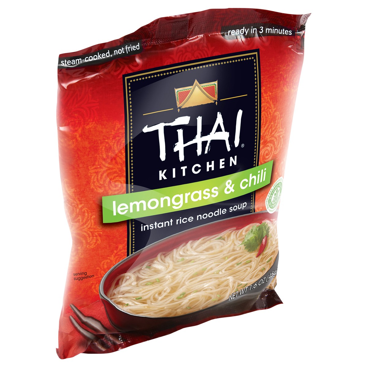 slide 6 of 9, Thai Kitchen Gluten Free Lemongrass & Chili Instant Rice Noodle Soup, 1.6 oz, 1.6 oz