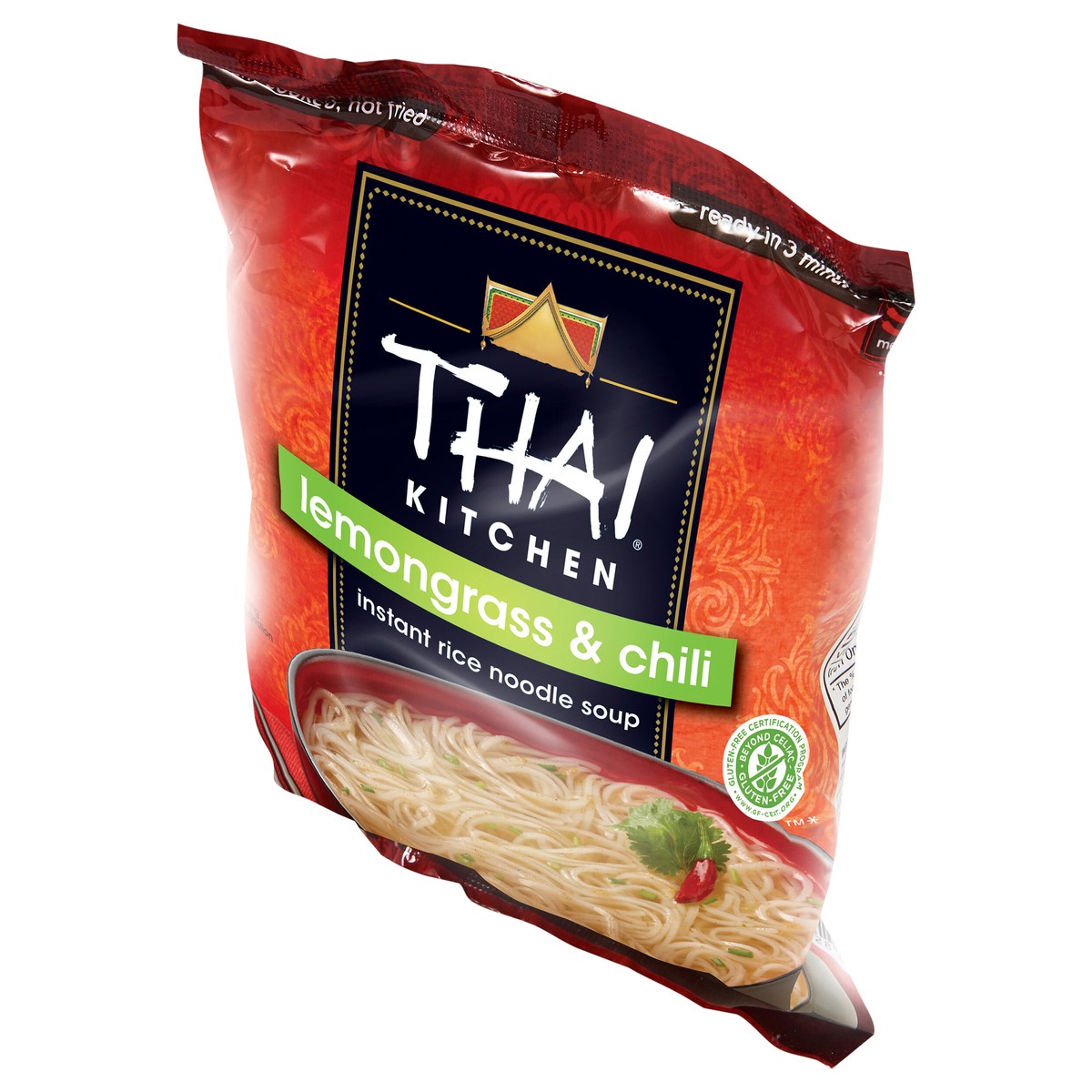 slide 9 of 9, Thai Kitchen Gluten Free Lemongrass & Chili Instant Rice Noodle Soup, 1.6 oz, 1.6 oz