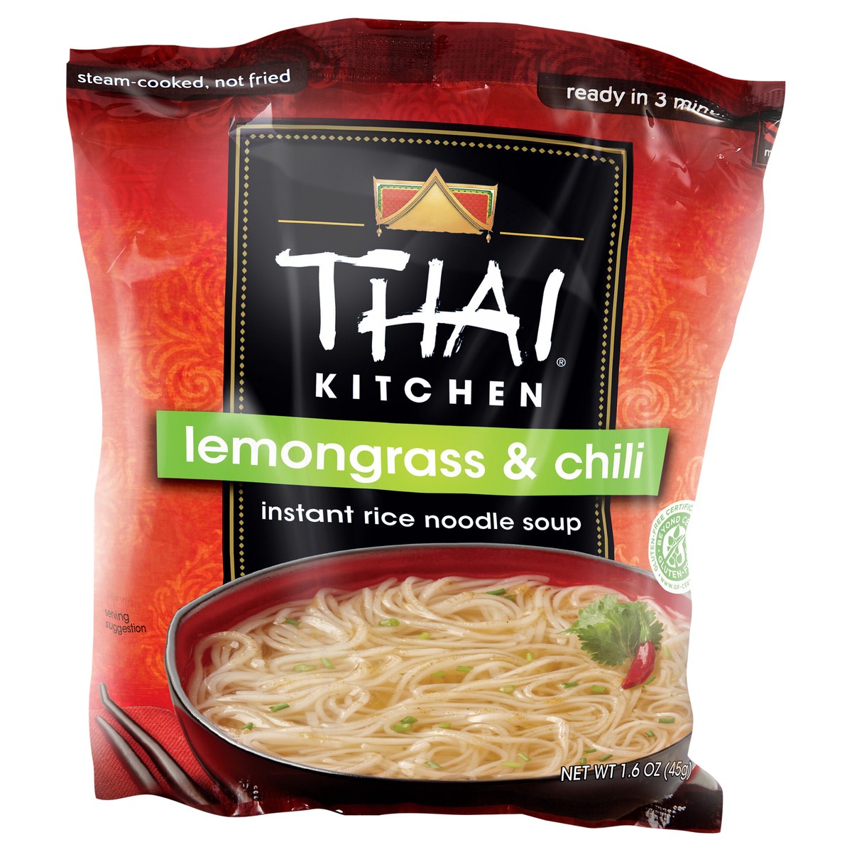 slide 1 of 9, Thai Kitchen Gluten Free Lemongrass & Chili Instant Rice Noodle Soup, 1.6 oz, 1.6 oz