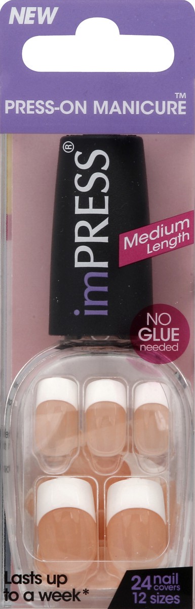 slide 2 of 5, imPRESS Press-On Manicure 24 ea, 24 ct