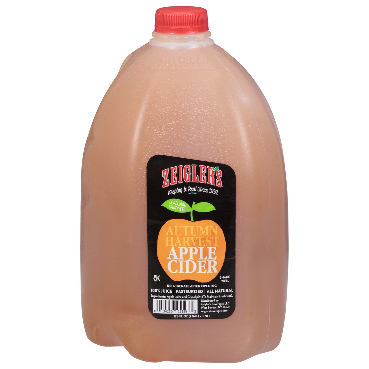 slide 1 of 13, Zeigler's Seasonal Favorite Autumn Harvest Apple Cider 128 fl oz, 128 fl oz