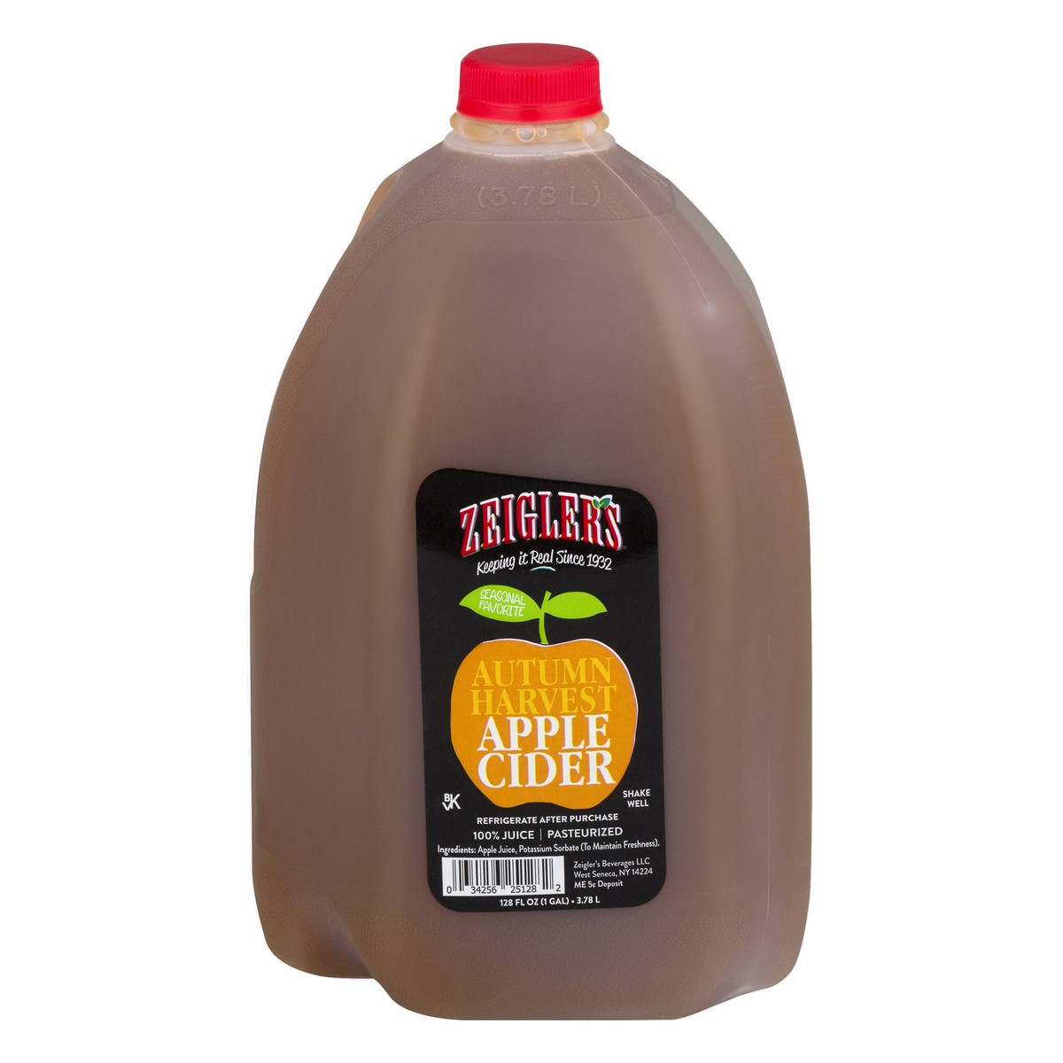 slide 3 of 13, Zeigler's Seasonal Favorite Autumn Harvest Apple Cider 128 fl oz, 128 fl oz