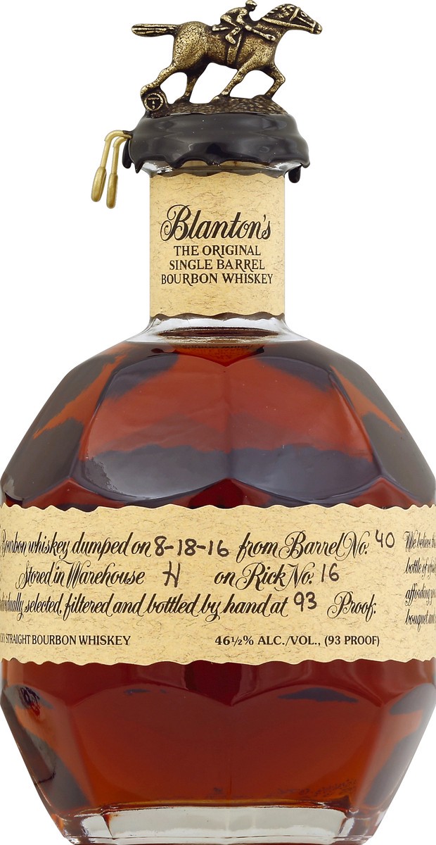 slide 1 of 2, Blantons Whiskey 750 ml, 750 ml