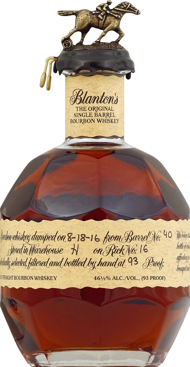 slide 1 of 2, Blantons Blanton's Single Barrel Bourbon 750ml 93 Proof, 750 ml