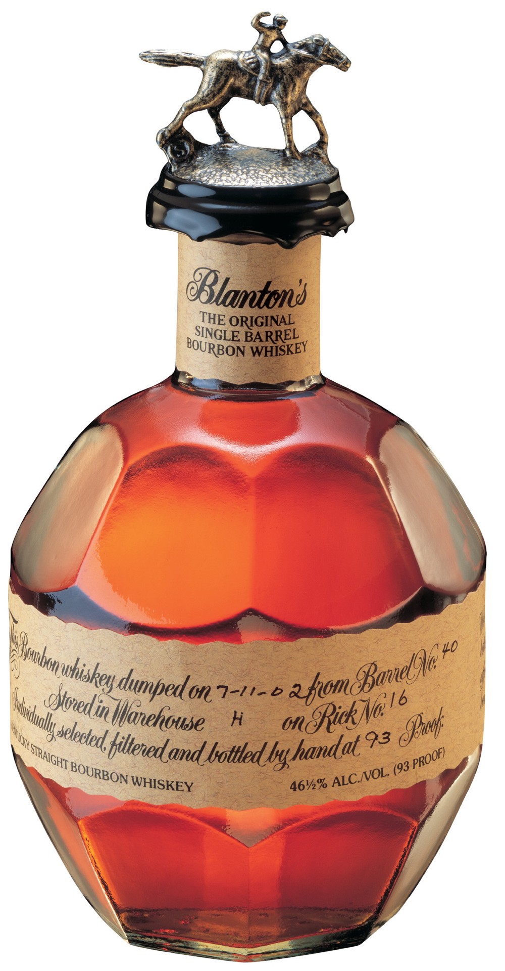 slide 1 of 2, Blantons Blanton's Single Barrel Bourbon 750ml 93 Proof, 750 ml