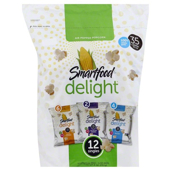 slide 1 of 4, Smartfood Delight Popcorn Variety Pack, 12 ct; 0.5 oz