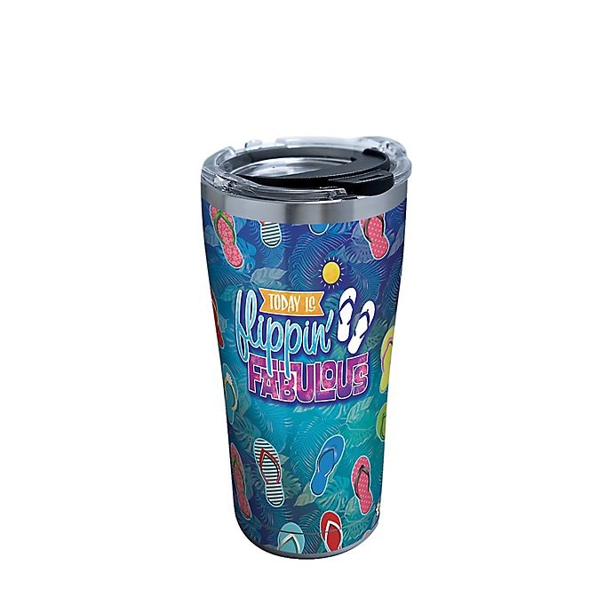 slide 1 of 1, Tervis Flippin' Fabulous Stainless Steel Tumbler with Lid, 20 oz