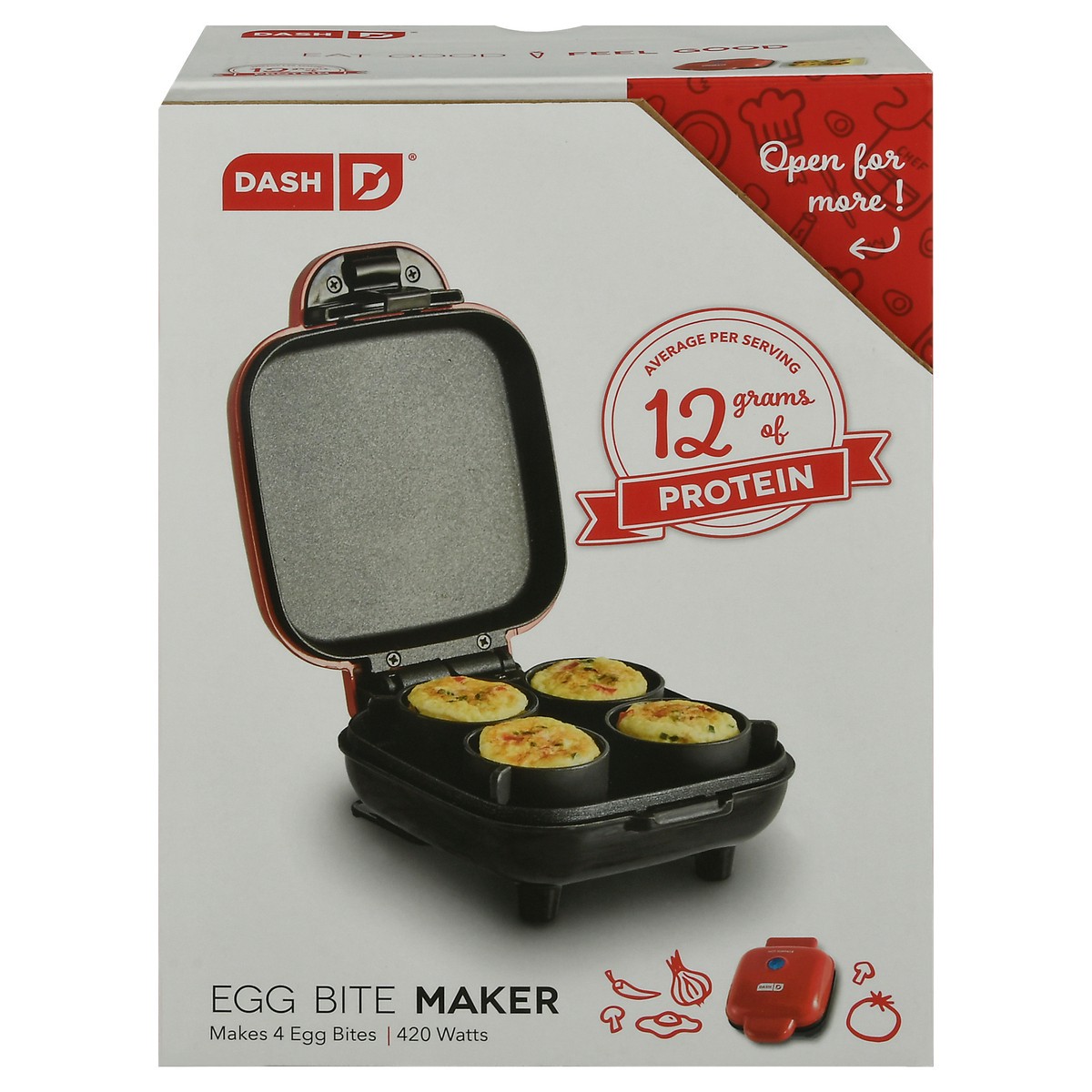 slide 1 of 9, Dash Egg Bite Maker 1 ea Box, 1 ct