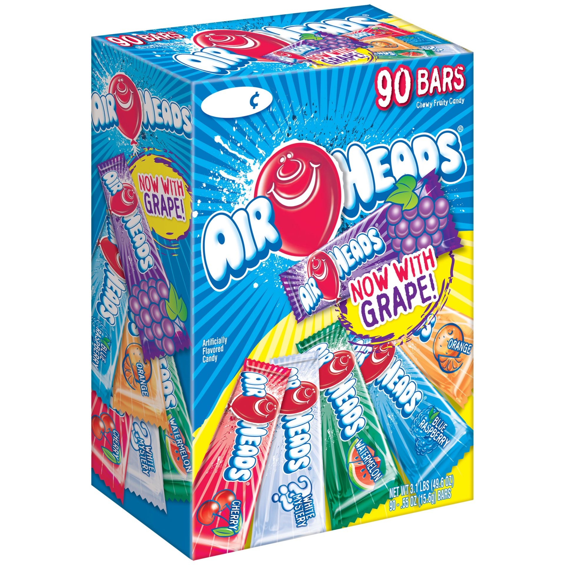 slide 1 of 1, Airheads Variety, 90 ct