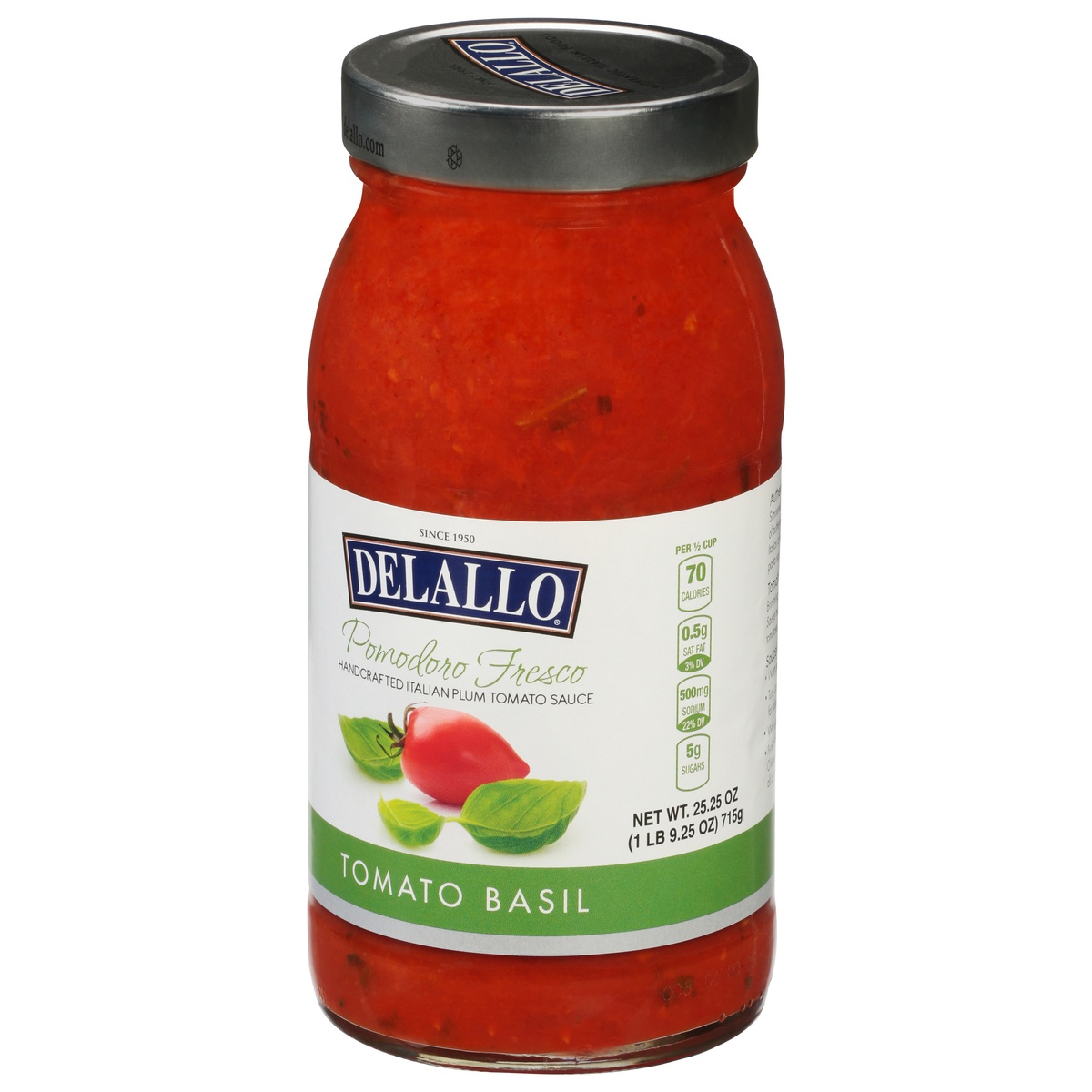 slide 3 of 11, DeLallo Pomodora Fresco Tomato Basil Sauce, 25 fl oz