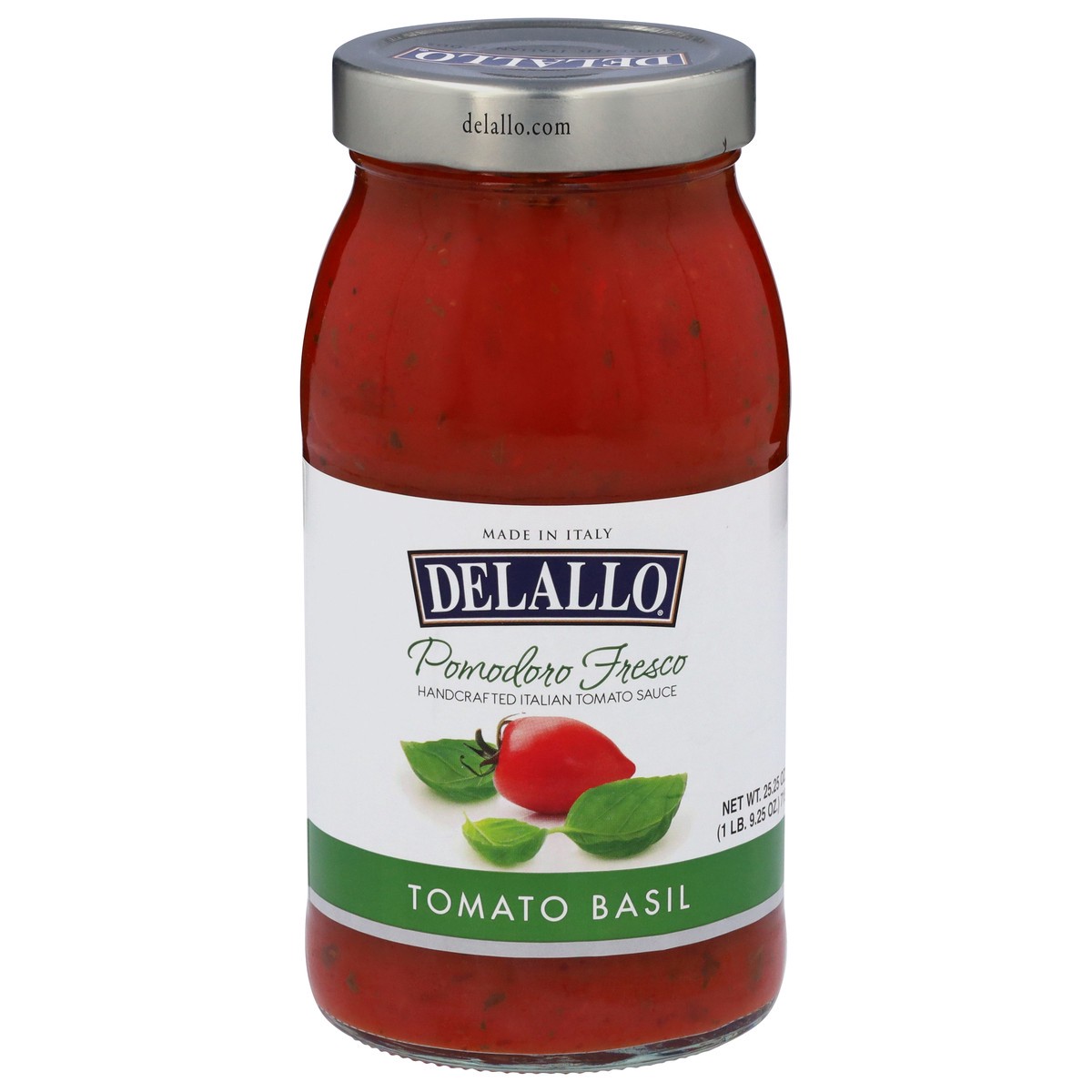 slide 1 of 12, DeLallo Tomato Basil Pomodoro Fresco Tomato Sauce, 25.25 oz