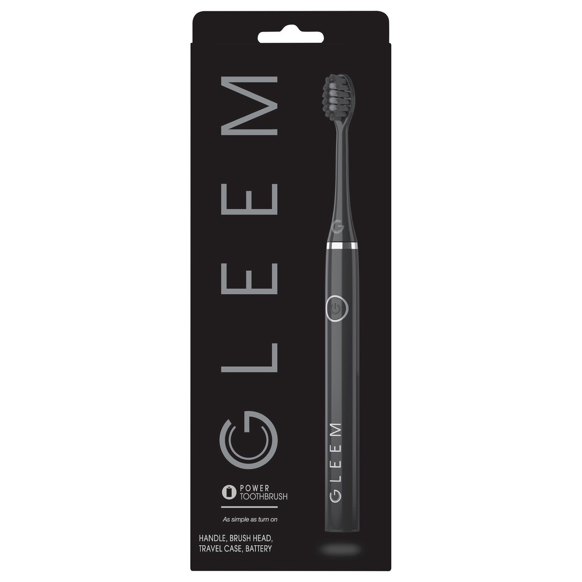 slide 1 of 3, GLEEM Electric Toothbrush, Black, 1 ct