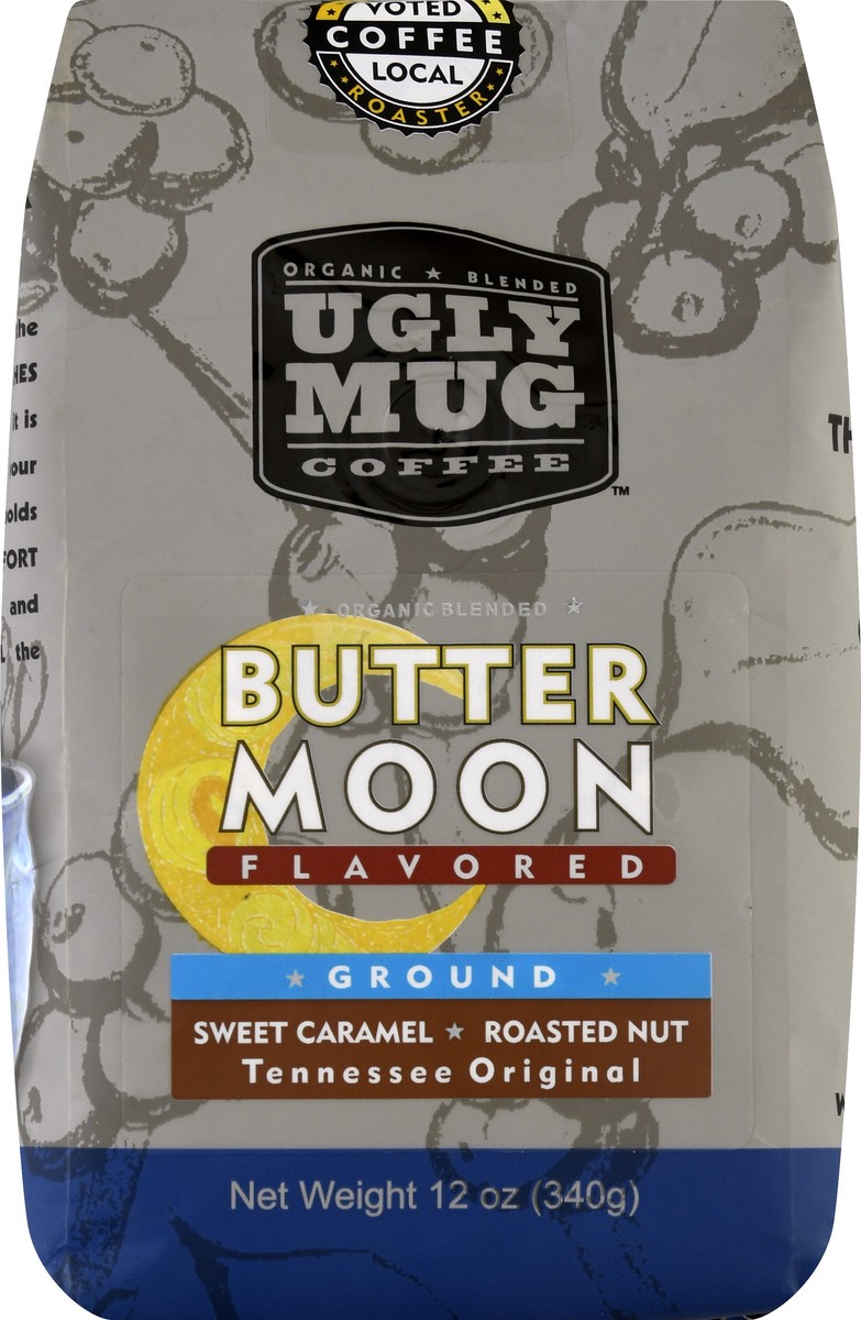 slide 6 of 9, Ugly Mug Coffee Ground Butter Moon Flavored Coffee 12 oz, 12 oz