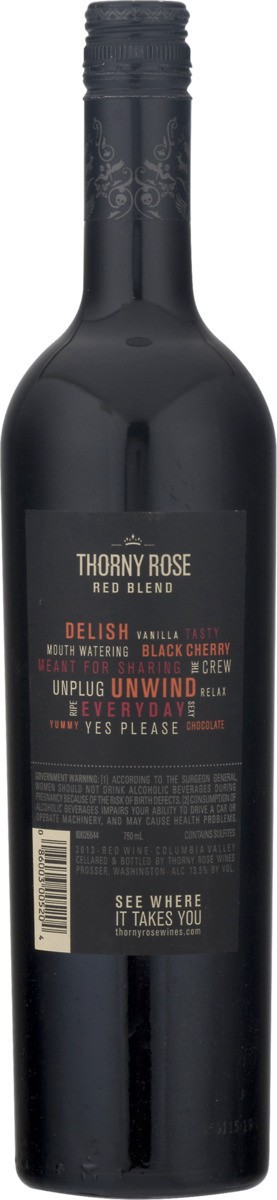 slide 4 of 9, Thorny Rose Red Blend, 750 ml