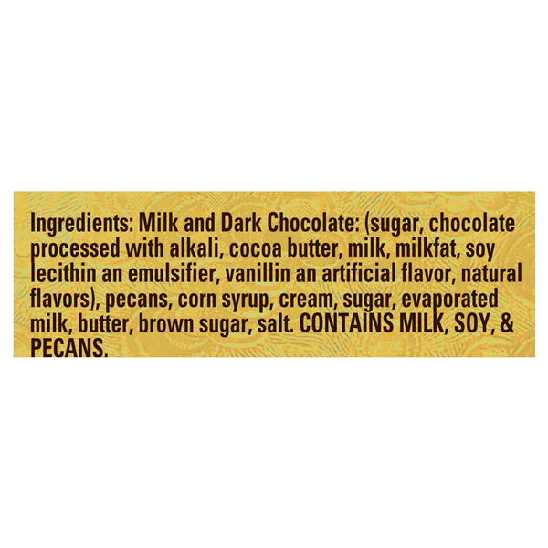 slide 8 of 9, Esther Price BiteSize Caramel Pecans - Milk & Dark Chocolate, 1 oz