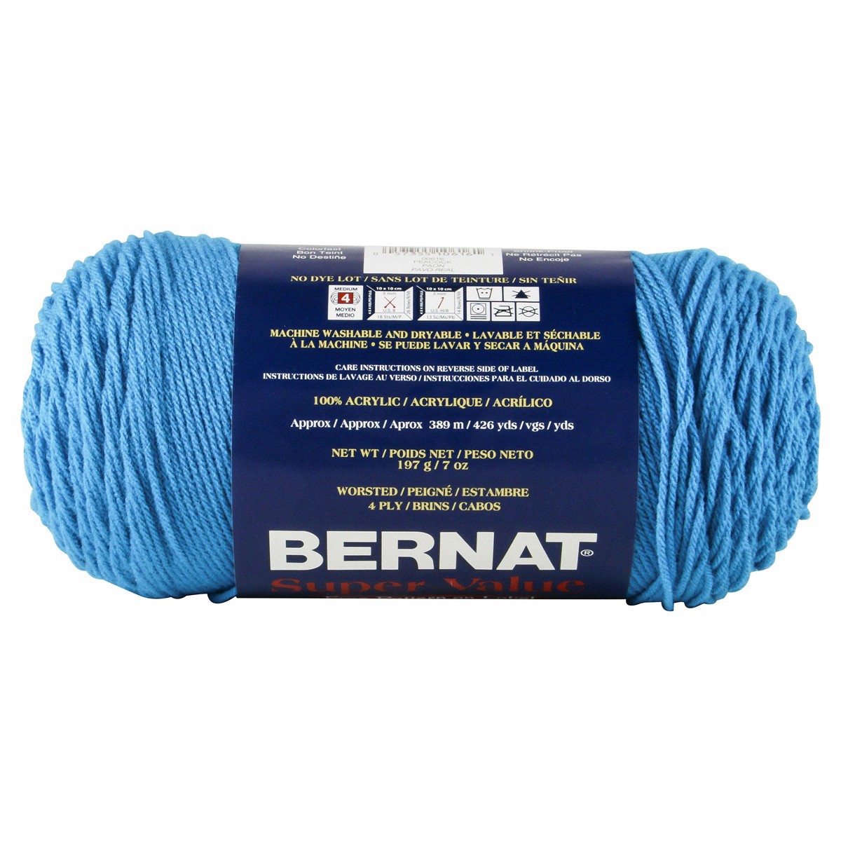 slide 2 of 4, Bernat Super Value Yarn - Peacock, 1 ct