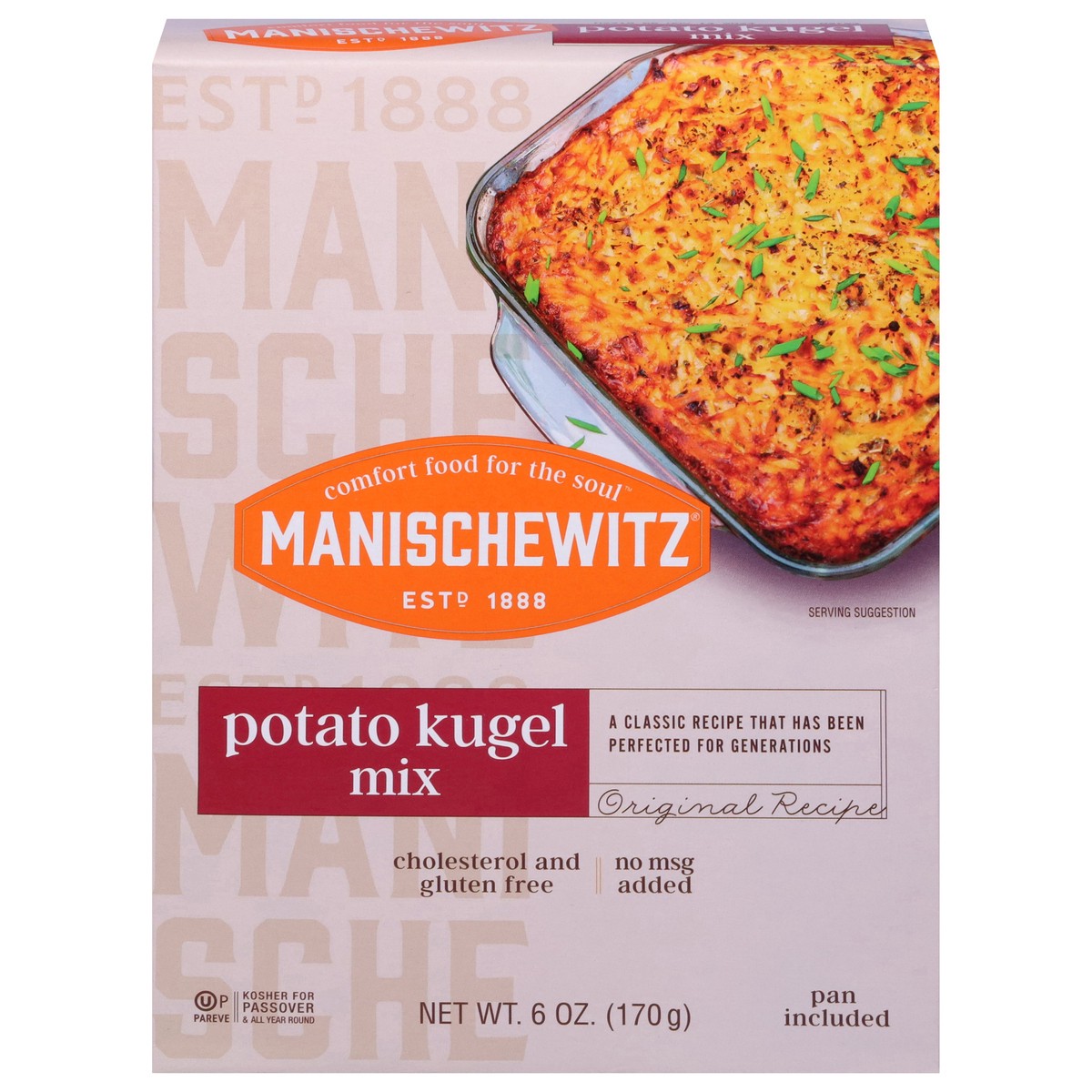 slide 1 of 9, Manischewitz Original Recipe Potato Kugel Mix 6 oz, 6 oz