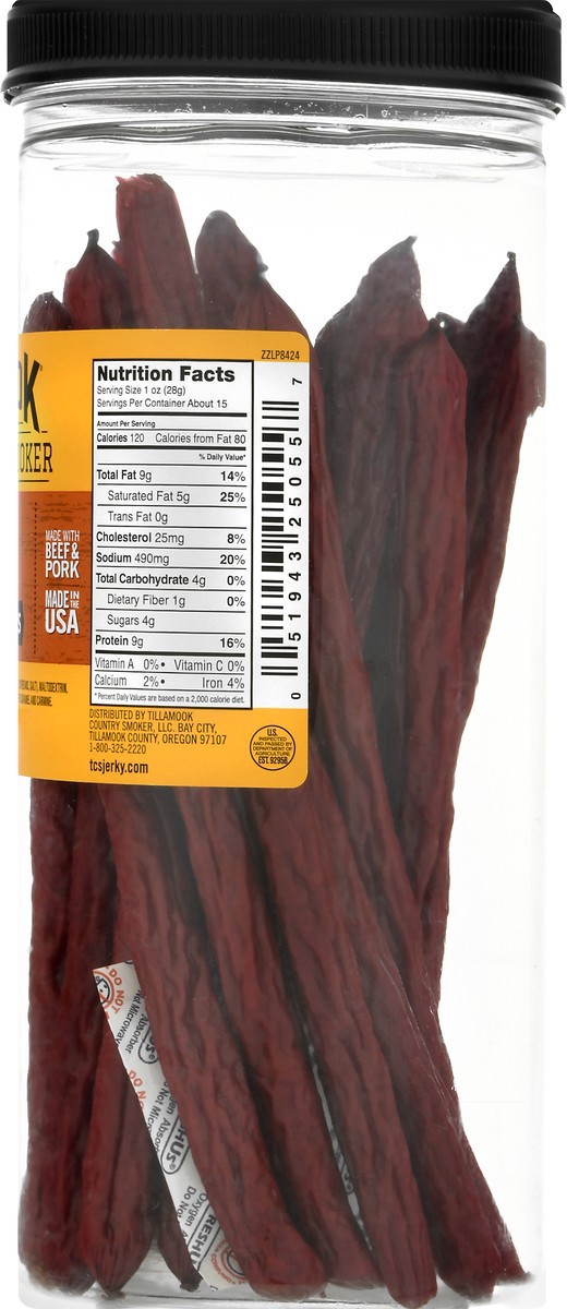 slide 9 of 9, Tillamook Country Smoker Teriyaki Smoked Sausages 20 ea, 20 ct