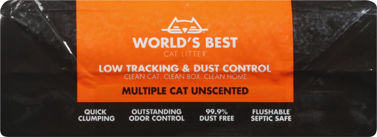 slide 2 of 11, World's Best Cat Litter Multiple Cat Unscented Cat Litter 8 lb, 8 lb