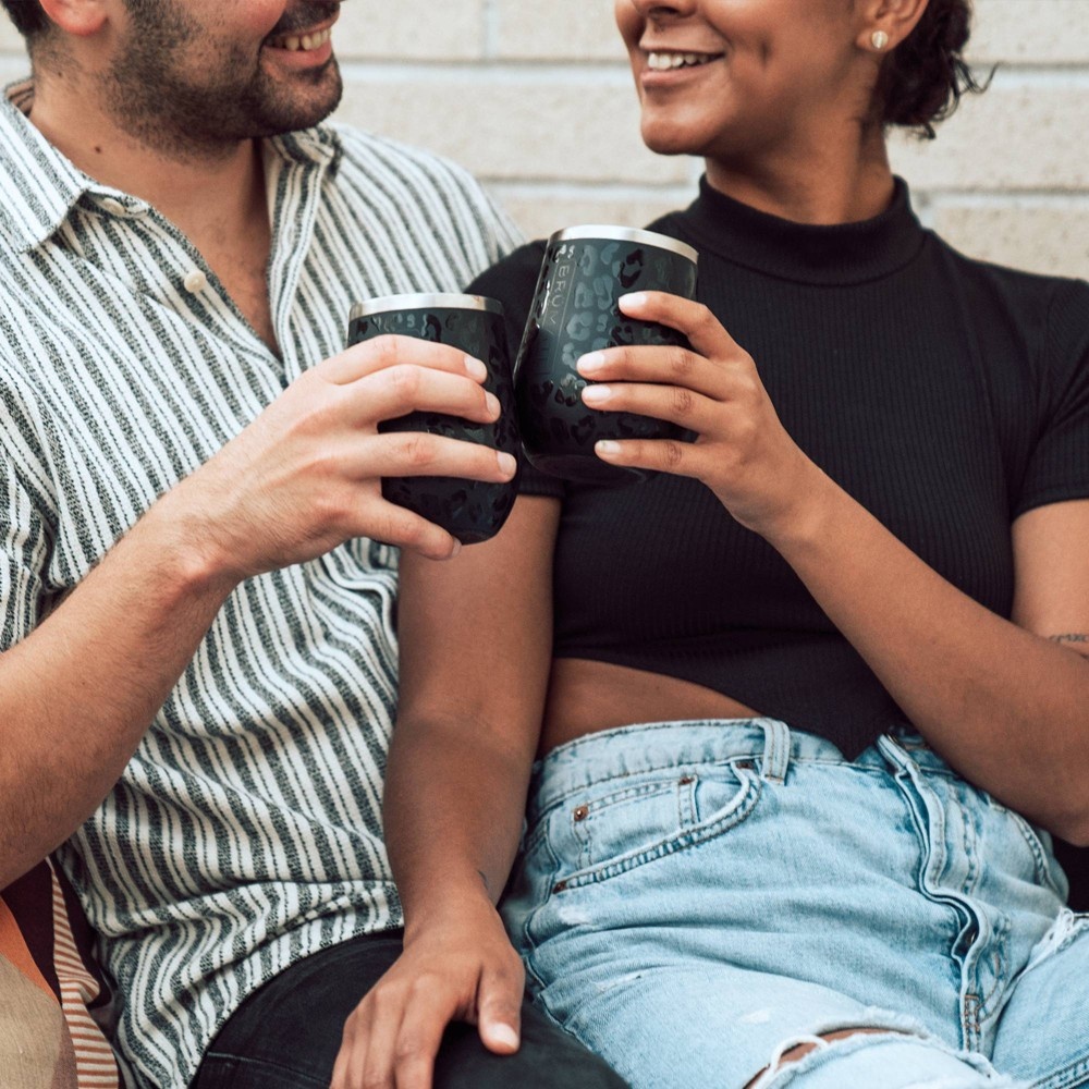 slide 2 of 4, BrüMate Onyx Leopard Wine Tumbler, 1 ct