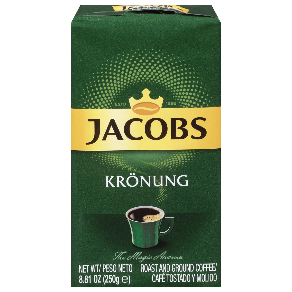 slide 1 of 9, Jacob's Kronung Roast and Ground Coffee 8.81 oz, 8.81 oz