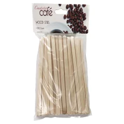 Countertop Cafe Wood Stirs - 100 ct