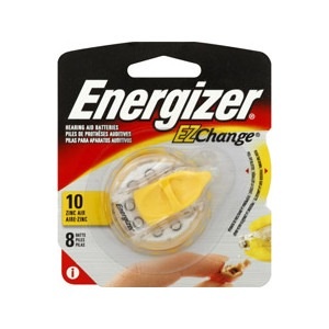 slide 1 of 1, Energizer Ez Change Hearing Aid Batteries Inc Air, 8 ct; Size 10