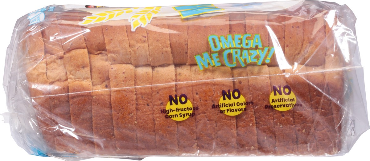 slide 6 of 9, Old Tyme Omega Me Crazy Awesome White Bread 22 oz, 22 oz