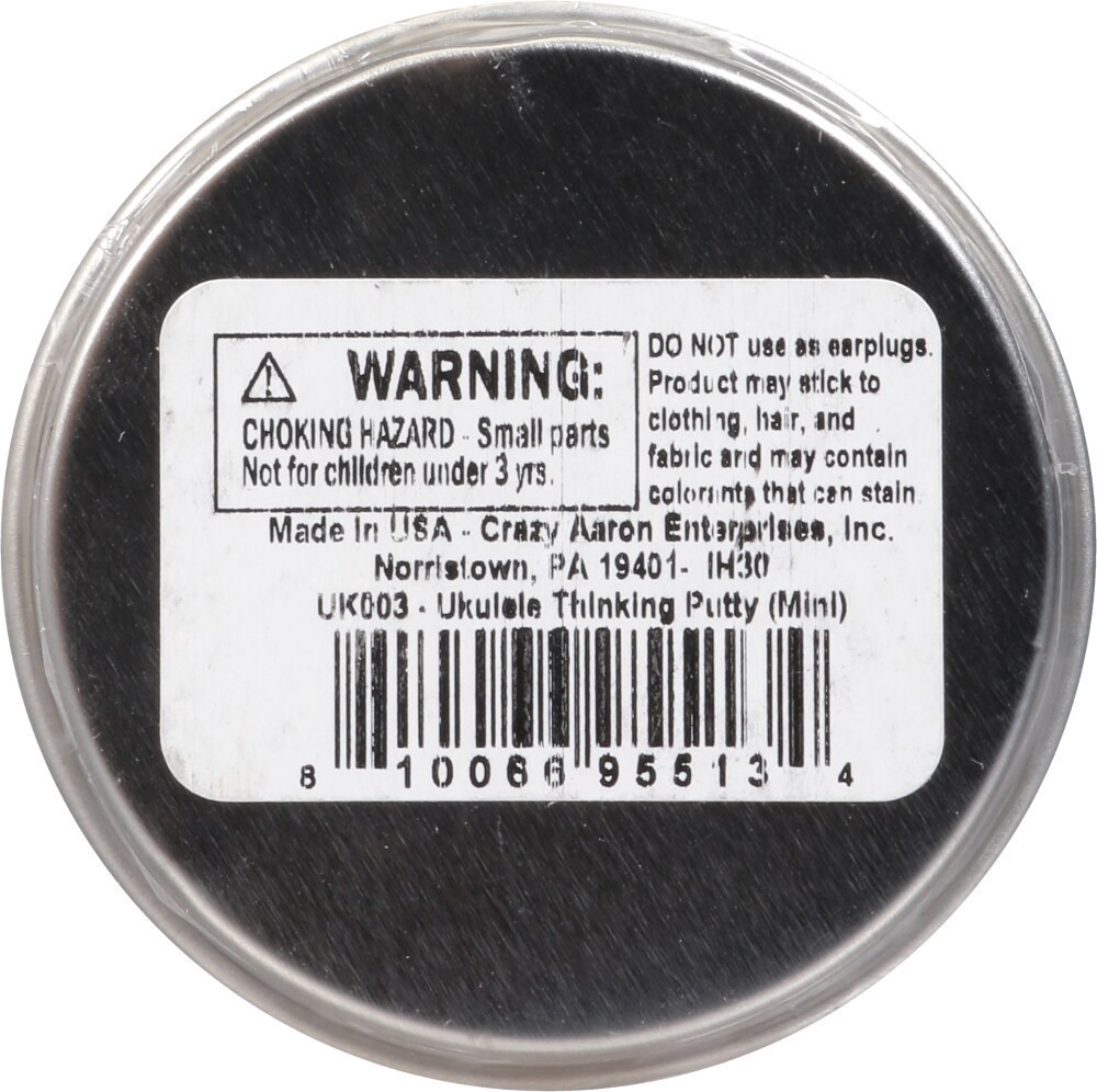 slide 3 of 4, Crazy Aaron's Mini Thinking Putty Ukulele, 0.46 oz