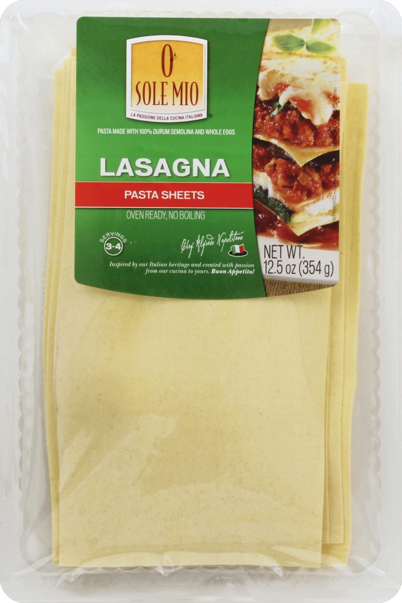 slide 3 of 5, O Sole Mio Pasta Sheets 12.5 oz,