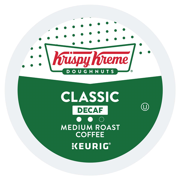 slide 21 of 29, Krispy Kreme Classic Decaf Keurig Single-Serve K-Cup Pods, Light Roast Coffee, 12 Count, 12 ct