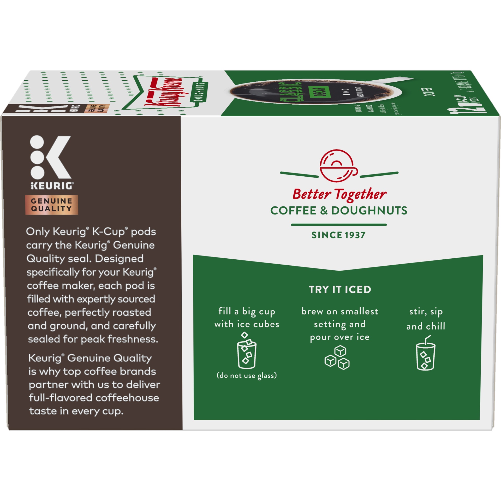 slide 4 of 4, Krispy Kreme Coffee Decaf K Cups, 12 ct
