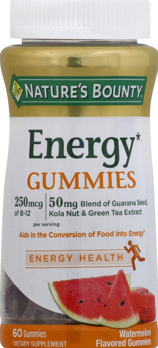 slide 1 of 3, Nature's Bounty Energy Complex Gummies, 60 ct