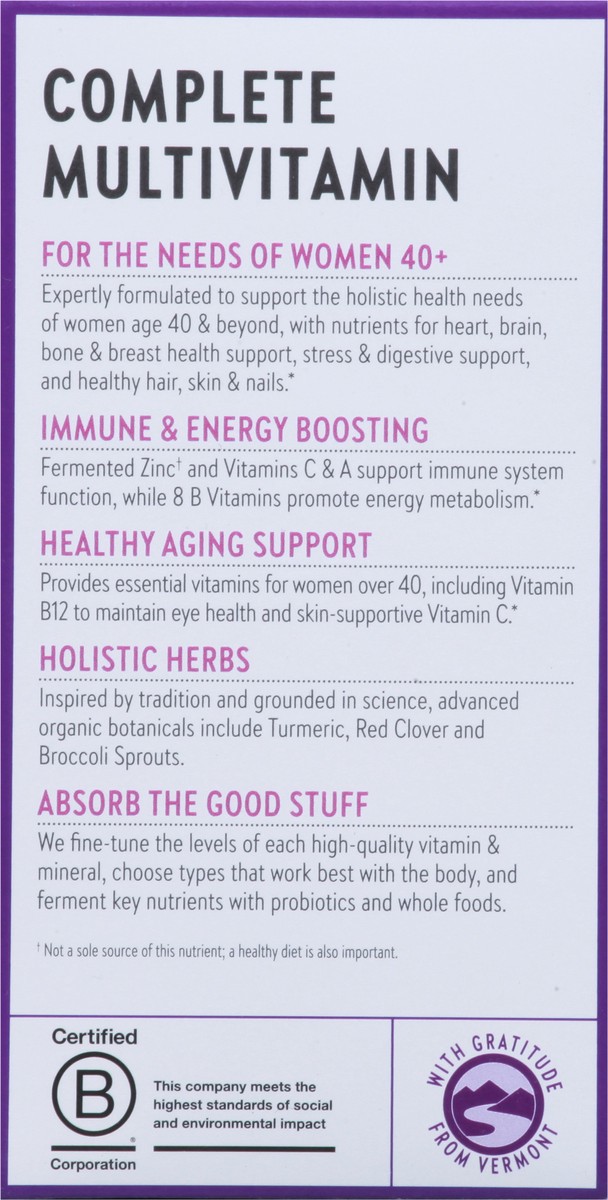 slide 5 of 9, New Chapter Every Woman's 40+ One Daily Multivitamin, 72 ct