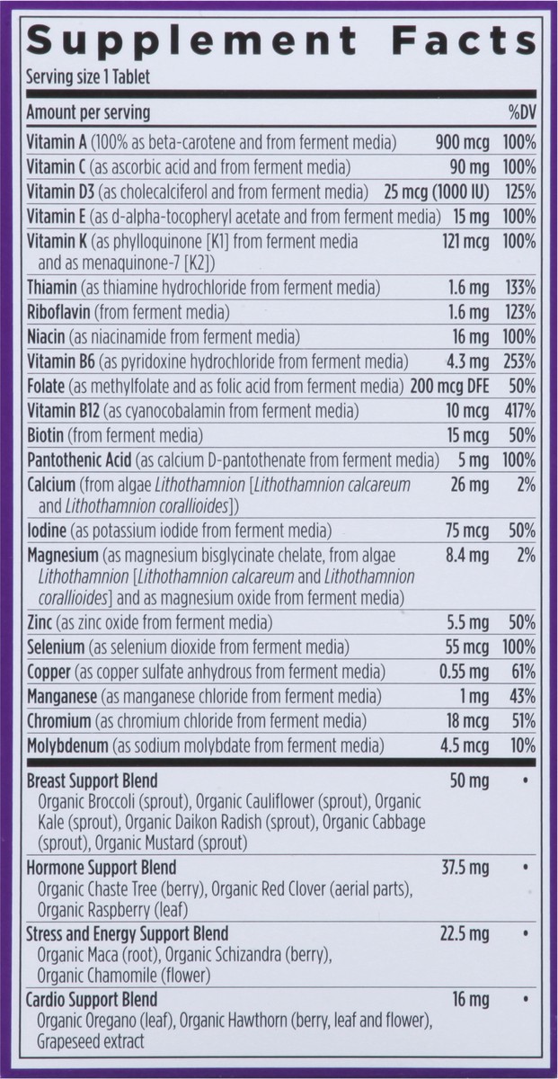slide 4 of 9, New Chapter Every Woman's 40+ One Daily Multivitamin, 72 ct