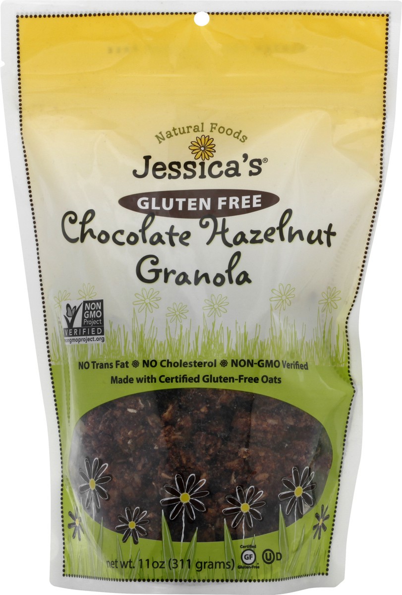 slide 4 of 8, Jessica's Gluten Free Chocolate Hazelnut Granola 11 oz, 11 oz