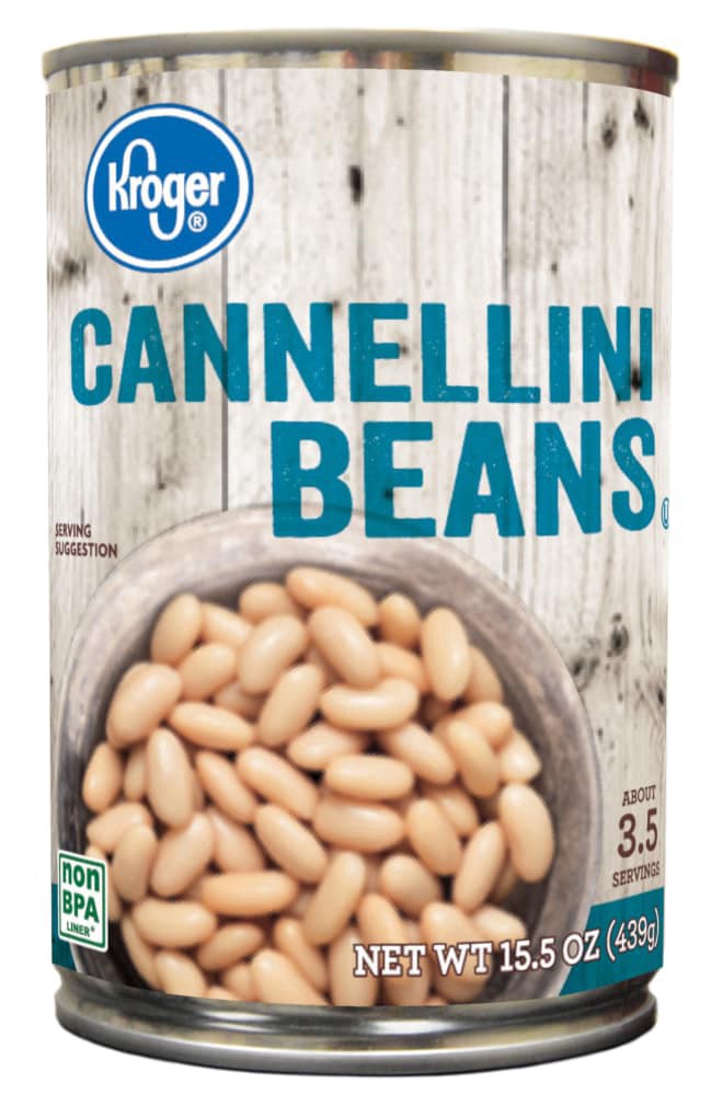 slide 1 of 4, Kroger Cannellini Beans, 15.5 oz