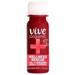 Vive Organic Wellness Rescue Oil of Oregano, Ginger & Elderberry Shot - 2 fl oz