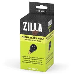Zilla Incandescent Bulbs Night Black 100 Watts