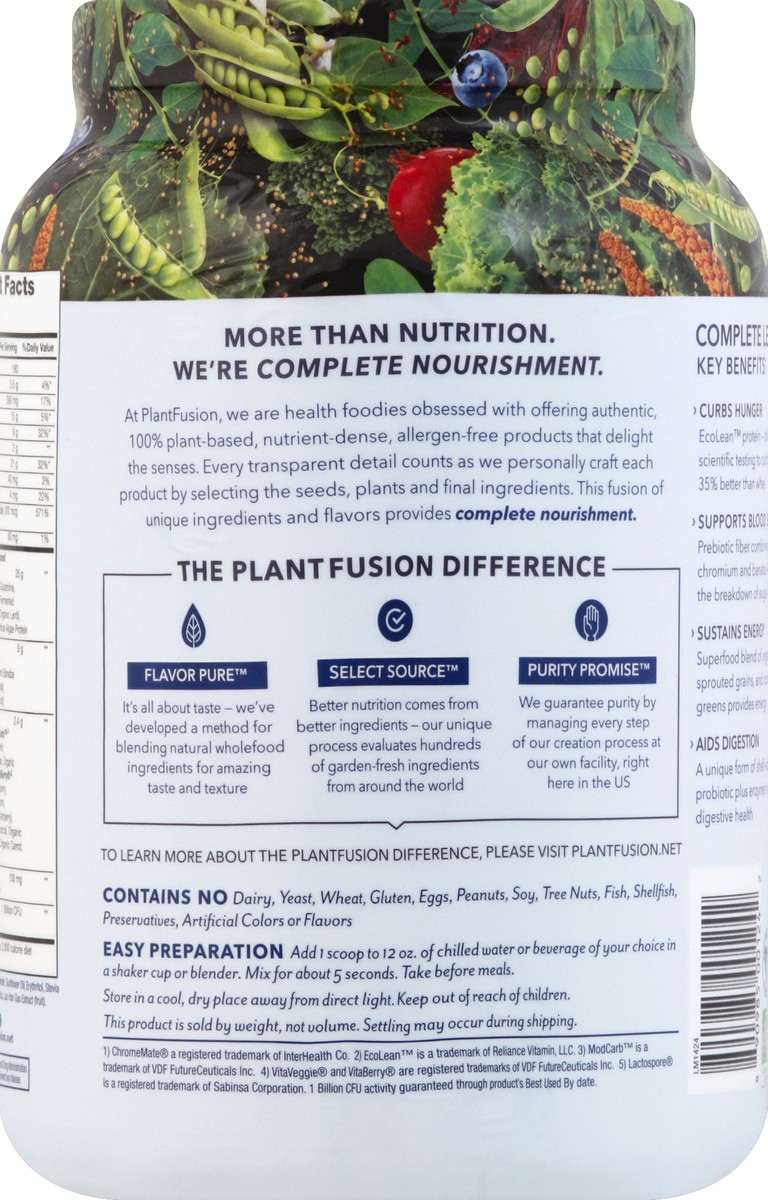 slide 6 of 6, PlantFusion Complete Lean 29.63 oz, 29.63 oz